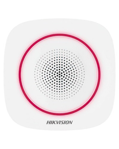 DS-PS1-II-WE(RU) Red Indicator. Оповещатель свето-звуковой радиоканальный. AX PRO Hikvision в Арзамасе