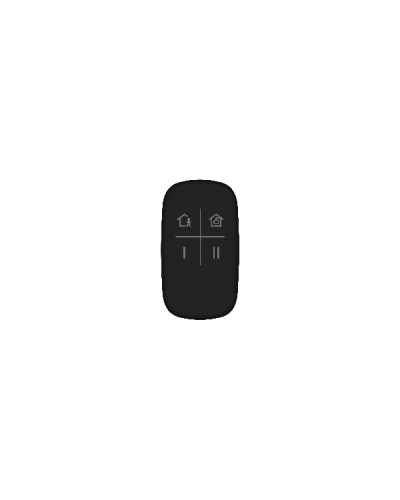 DS-PKF1-WE (цв. черный). Брелок 4-х кнопочный с обратной связью. AX PRO Hikvision в Арзамасе