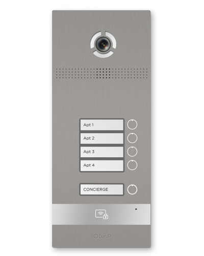 BI-04FB SILVER. Вызывная панель IP-домофона. BAS-IP в Арзамасе