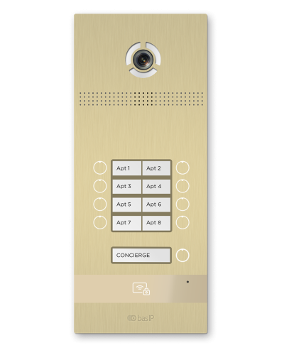 BI-08FB GOLD. Вызывная панель IP-домофона. BAS-IP в Арзамасе