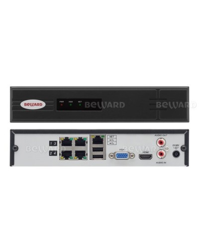 BK0104H2-P4. IP-видеорегистратор 4-канальный. Beward в Арзамасе