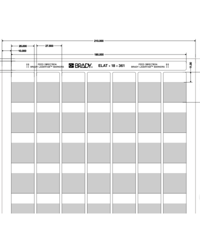 ELAT-18-361-2.5 (уп. 2500 шт.): Этикетка в Арзамасе