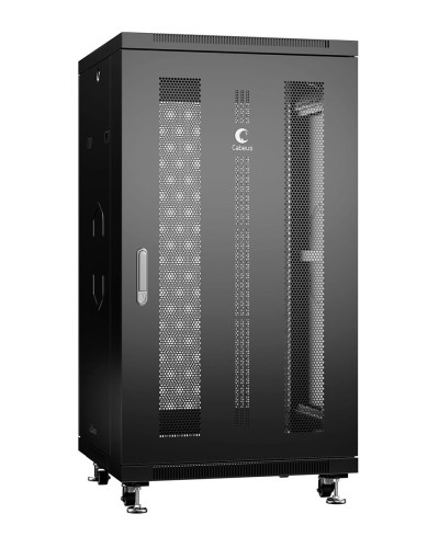 ND-05C-22U60/80-BK (8563c). Шкаф телекоммуникационный 19 напольный 22U. CABEUS в Арзамасе