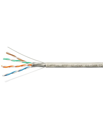 STP-4P-Cat.6a-SOLID-IN-PVC (7196c). Кабель «витая пара» (LAN) для структурированных систем связи. CABEUS в Арзамасе