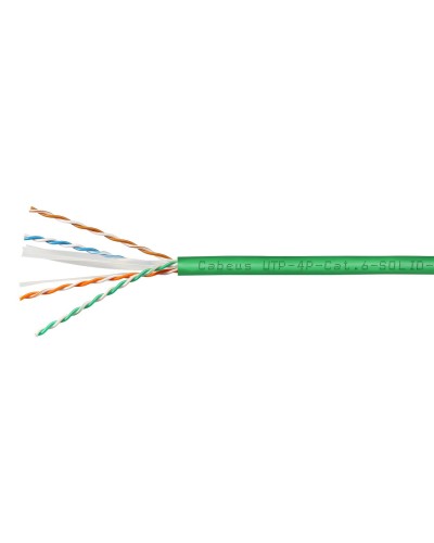 UTP-4P-Cat.6-SOLID-LSLTx-GN-100 (11139c-5). Кабель «витая пара» (LAN) для структурированных систем связи. CABEUS в Арзамасе