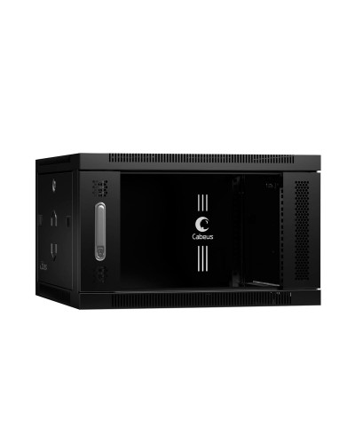 SH-05F-6U60/45-BK (8598c). Шкаф телекоммуникационный 19 настенный 6U. CABEUS в Арзамасе