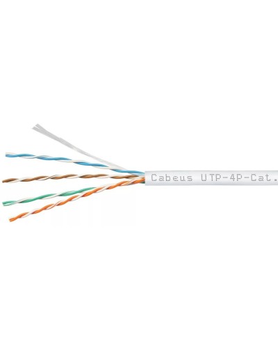 UTP-4P-Cat.5e-SOLID-LSZH-GY (9776c). Кабель «витая пара» (LAN) для структурированных систем связи. CABEUS в Арзамасе