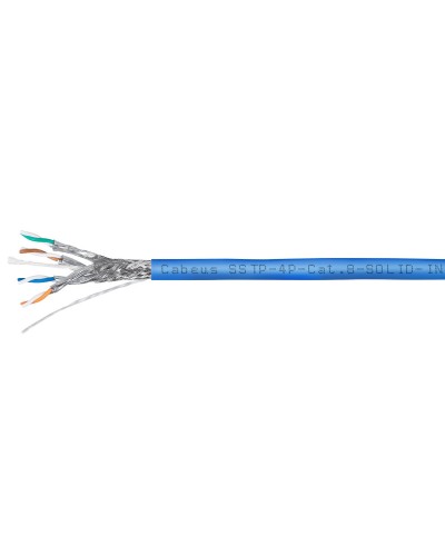 SSTP-4P-Cat.8-SOLID-IN-LSZH-BL-100 (7750c-1). Кабель «витая пара» (LAN) для структурированных систем связи. CABEUS в Арзамасе