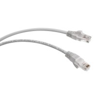 PC-UTP-RJ45-Cat.6-1m-LSZH (8877c), серый. Патч-корд медный. CABEUS