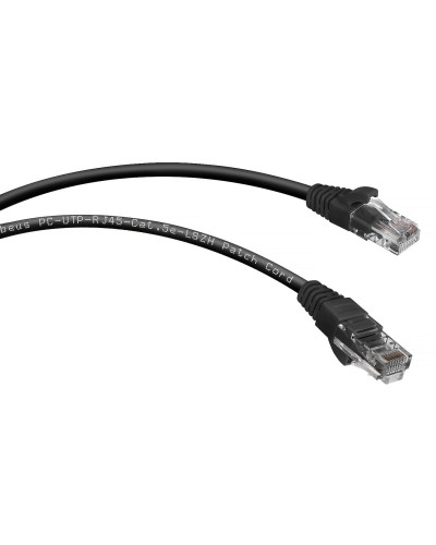 PC-UTP-RJ45-Cat.5e-0.3m-BK-LSZH (9535c), чёрный. Патч-корд медный. CABEUS в Арзамасе