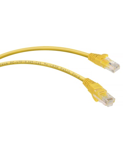 PC-UTP-RJ45-Cat.5e-3m-YL-LSZH (9500c), желтый. Патч-корд медный. CABEUS в Арзамасе