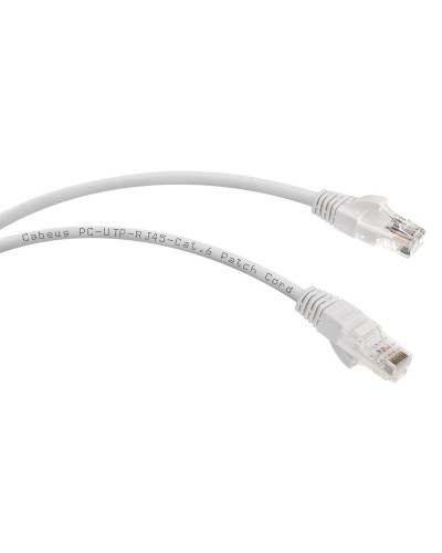 PC-UTP-RJ45-Cat.6-3m (7269c), серый. Патч-корд медный. CABEUS в Арзамасе