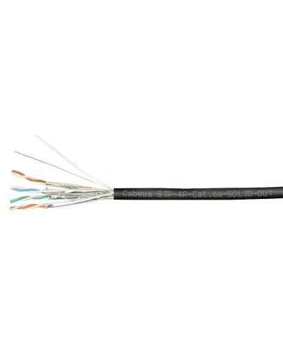 STP-4P-Cat.6a-SOLID-OUT-LSZH-UV (7198c). Кабель «витая пара» (LAN) для структурированных систем связи. CABEUS в Арзамасе