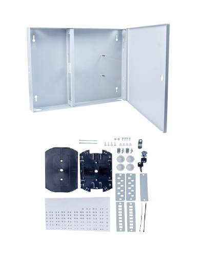 FO-WL-16-SC/2LC/FC/ST-FP-K (12302c). Бокс оптический настенный. CABEUS в Арзамасе