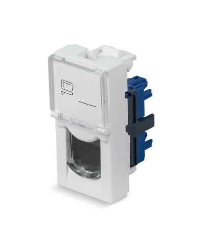 KJ-RJ45-Cat.6-180T-FP-L-22,5 (11840c): Вставка Keystone Jack RJ-45 в Арзамасе
