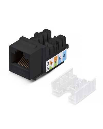 KJ-RJ45-Cat.5e-90-SW-BK (10101c): Вставка Keystone Jack RJ-47 в Арзамасе