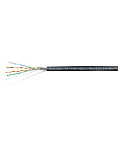FTP-4P-Cat.5e-SOLID-OUT-LSZH-UV (7176c). Кабель «витая пара» (LAN) для структурированных систем связи. CABEUS в Арзамасе
