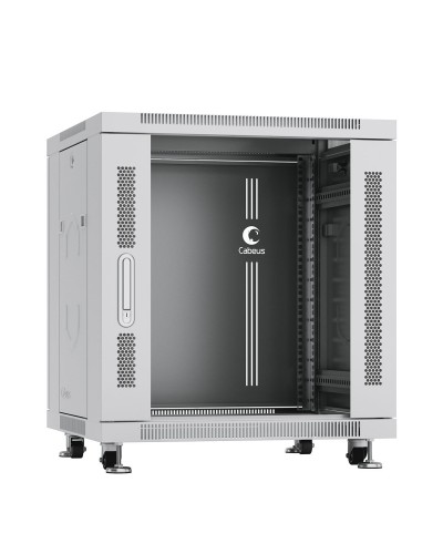 SH-05C-12U60/80 (7646c). Шкаф телекоммуникационный 19 напольный 12U. CABEUS в Арзамасе