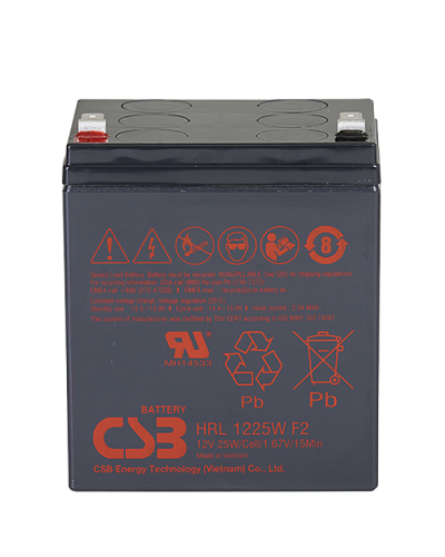 CSB HRL 1225W. Аккумулятор герметичный свинцово-кислотный. CSB в Арзамасе