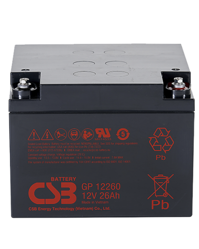 CSB GP 12260. Аккумулятор герметичный свинцово-кислотный. CSB в Арзамасе