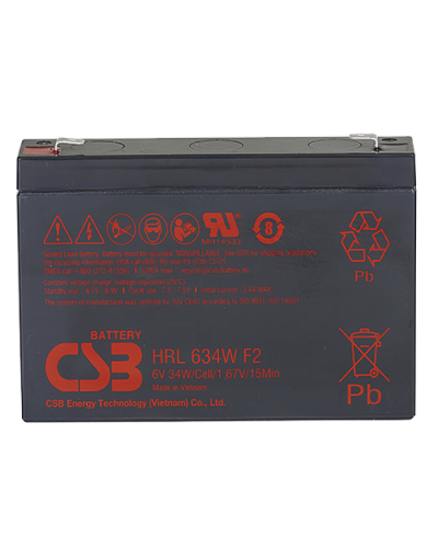 CSB HRL 634W FR. Аккумулятор герметичный свинцово-кислотный. CSB в Арзамасе