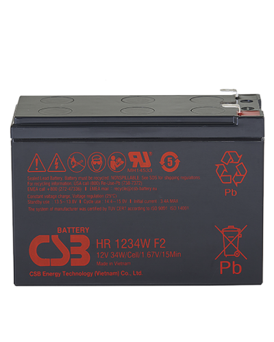 CSB HR 1234W. Аккумулятор герметичный свинцово-кислотный. CSB в Арзамасе