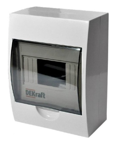 ЩРН-П-6 IP41 настенный (31009DEK). Щиток модульный с прозрачной дверцей. DEKraft в Арзамасе