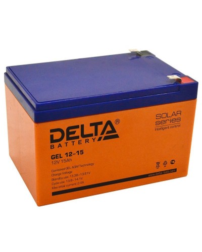 Delta GEL 12-15. Аккумулятор герметичный свинцово-кислотный. Delta в Арзамасе