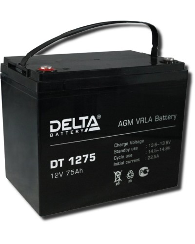 Delta DT 1275. Аккумулятор герметичный свинцово-кислотный. Delta в Арзамасе