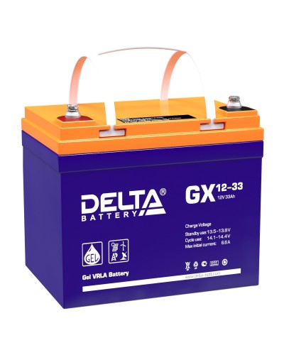 Delta GX 12-33. Аккумулятор герметичный свинцово-кислотный. Delta в Арзамасе