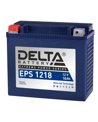 Delta EPS 1218. Аккумулятор герметичный свинцово-кислотный стартерный. Delta в Арзамасе