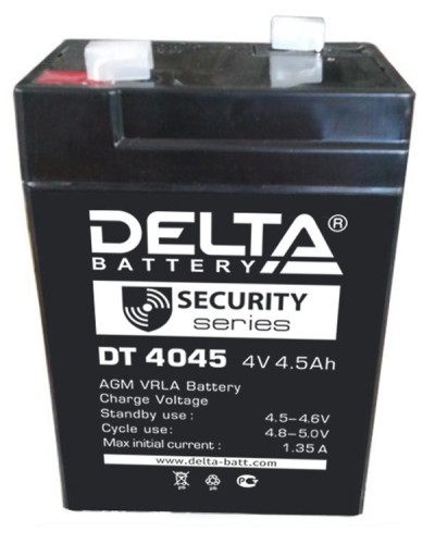 Delta DT 4045 (47мм). Аккумулятор герметичный свинцово-кислотный. Delta в Арзамасе
