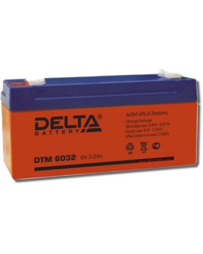 Delta DTM 6032. Аккумулятор герметичный свинцово-кислотный. Delta в Арзамасе