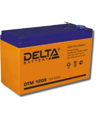 Delta DTM 1209. Аккумулятор герметичный свинцово-кислотный. Delta в Арзамасе