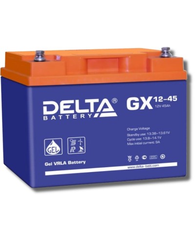 Delta GX 12-45. Аккумулятор герметичный свинцово-кислотный. Delta в Арзамасе