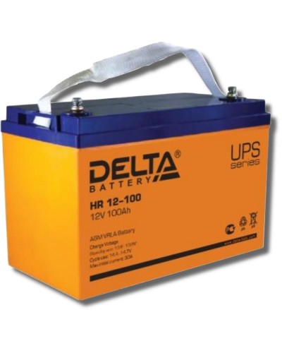 Delta HR 12-100. Аккумулятор герметичный свинцово-кислотный. Delta в Арзамасе
