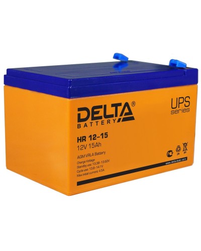 Delta HR 12-15. Аккумулятор герметичный свинцово-кислотный. Delta в Арзамасе