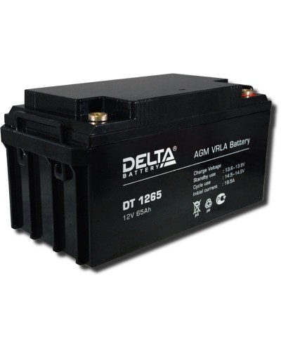 Delta DT 1265. Аккумулятор герметичный свинцово-кислотный. Delta в Арзамасе