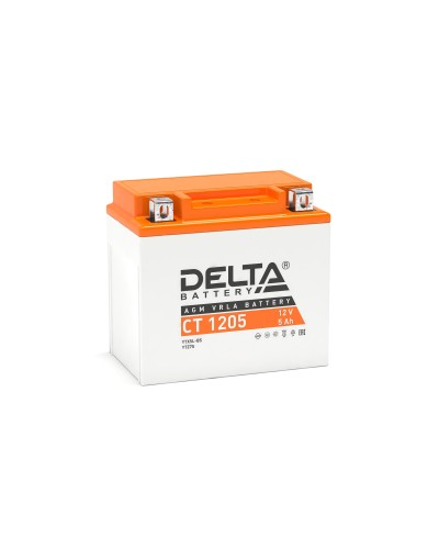 Delta CT 1205. Аккумулятор герметичный свинцово-кислотный стартерный. Delta в Арзамасе