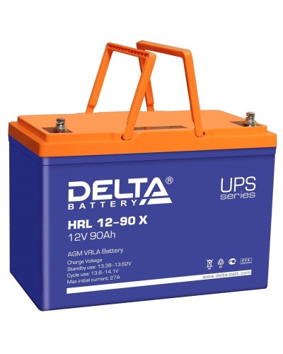 Delta HRL 12-90 X. Аккумулятор герметичный свинцово-кислотный. Delta в Арзамасе