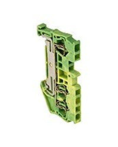 JXB-ST-2.5 3-проводная, земля, желто-зеленная (plc-jxb-st-2.5-3-pen). Колодка клеммная пружинная. EKF в Арзамасе
