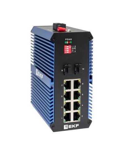 TSX-U-2GX/SFP-8GTP. Промышленный неуправляемый коммутатор. EKF в Арзамасе