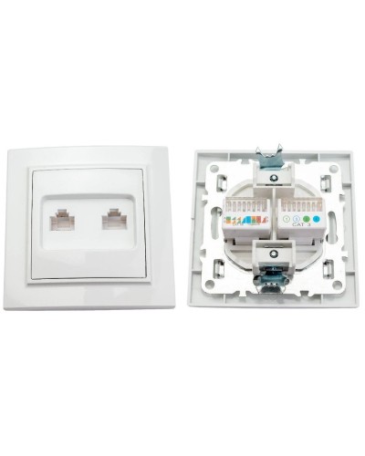 Минск Розетка RJ-45+Phone СП (ERK00-135-10). Розетка RJ-45+Phone СП. EKF в Арзамасе