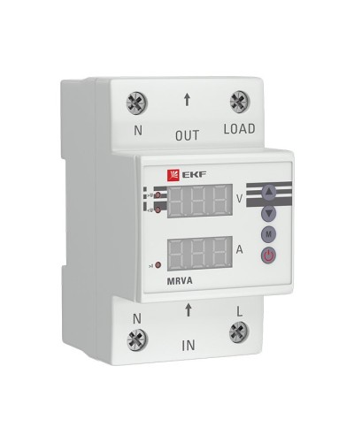MRVA 40A PROxima (MRVA-40A). Реле напряжения и тока с дисплеем. EKF в Арзамасе