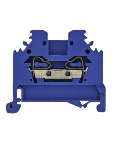 JXB-S-2.5 2-проводная, синяя (plc-jxb-s-2.5b). Колодка клеммная пружинная. EKF в Арзамасе