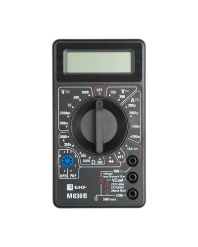Мультиметр цифровой M830B Master (In-180701-bm830B). Мультиметр цифровой. EKF в Арзамасе