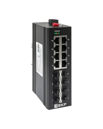 TSX-U-8GX/SFP-8GT. Промышленный неуправляемый коммутатор. EKF в Арзамасе