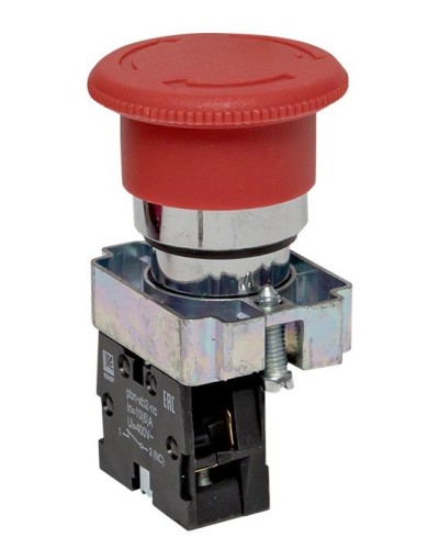 BS542 поворотная красная грибок NC (xb2-bs542). Кнопка поворотная красная грибок. EKF в Арзамасе