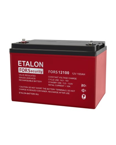 ETALON FORS 12100. Аккумулятор герметичный свинцово-кислотный. ETALON в Арзамасе