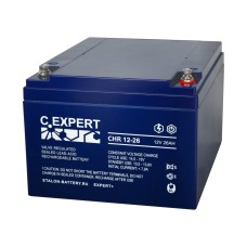 C.EXPERT CHR 12-26. Аккумулятор герметичный свинцово-кислотный. EXPERT